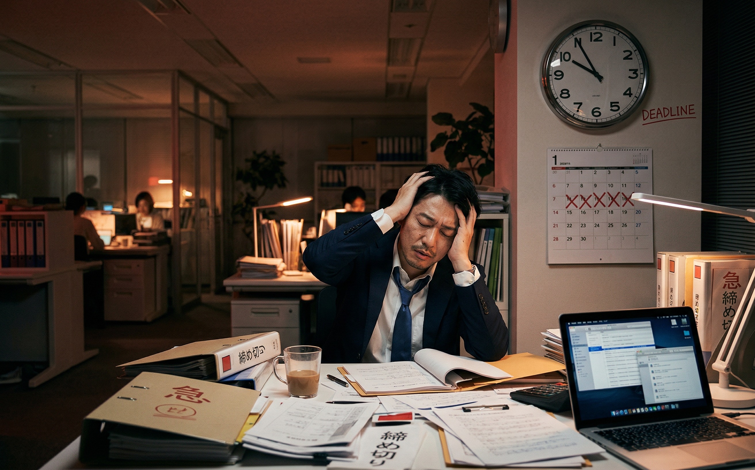 締め切りのプレッシャー